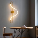 QYB0121-1 - LED with light 3000K - D300*H940MM - copper