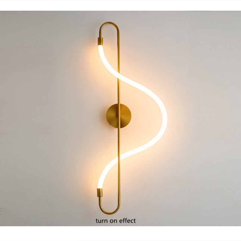 QYB0121-1 - LED with light 3000K - D300*H940MM - copper
