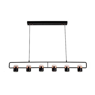 CH–D9615–6 – BK+Rose GD – GU10*6