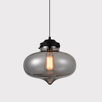 CH–D001 PENDENT GRAY GLASS