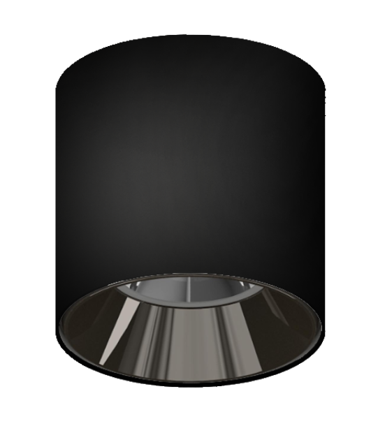 T16612 –D128*H137mm Black 4000k 20w Osram Driver