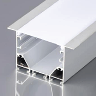 Aluminum Profile - Recessed - BG-09 - 2M - SILVER 