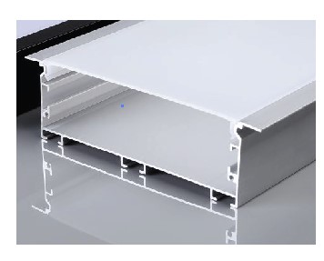 Aluminum Profile - Recessed - BG-13 - 2M - SILVER 