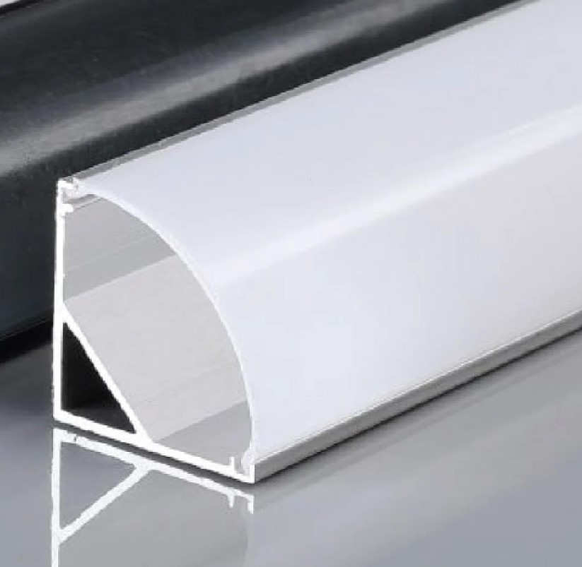 Aluminum Profile - Corner - XT-58 - 2M - SILVER 