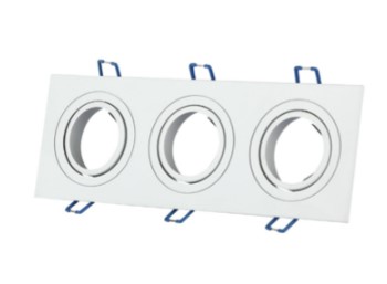 CH–1611F–3 spot triple  white