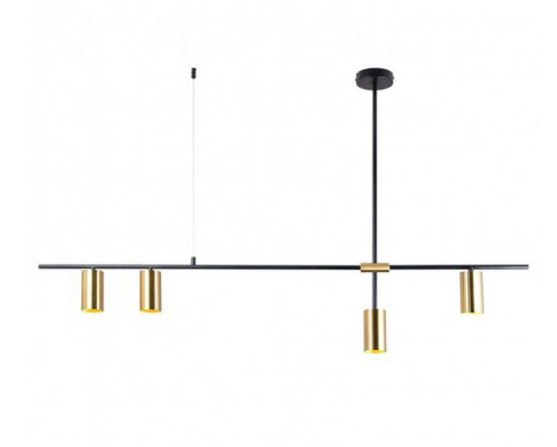 CH-D8018-4D -  4*GU10 - BK + Bronze