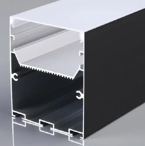 Aluminum Profile - Surface - BG-96 - 2.5M   - bk