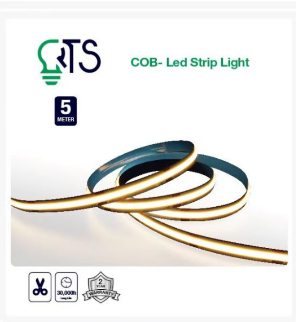 COB-8-252D - 6500K - DC24V - 10-12W - PCB width 7.2mm - COB 252chips - IP20