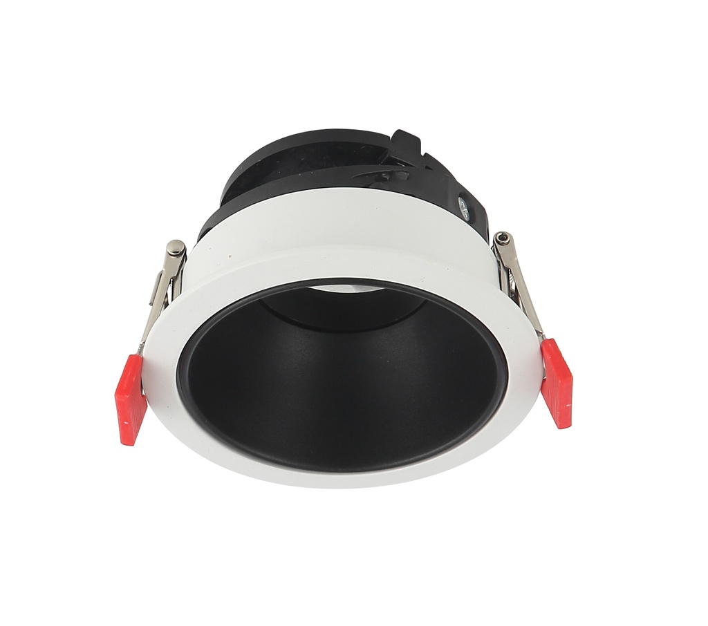Spot light - CH-2030 - WH+Matt BK - D=86 H=45 CUT=77