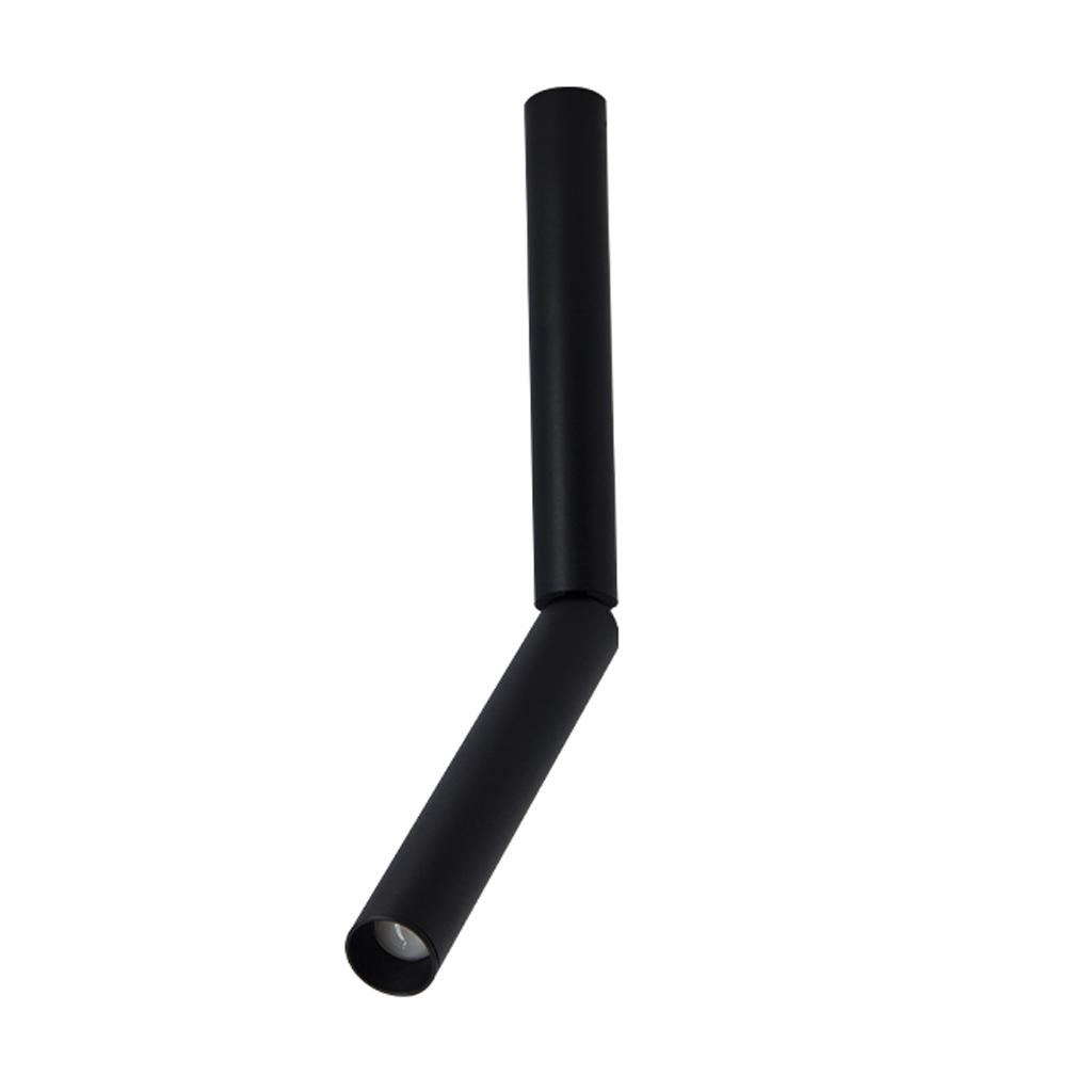 Cylinder LED - QTS-D4291C10 - BK+BK - 7W - 3000K - H 40 cm - ∅ 3 cm