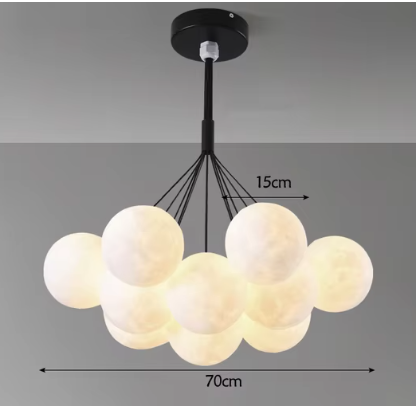 Chandeliers OK-1315 BK - G9BULB