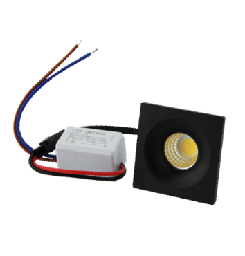 Spot Mini - QTS-C06F - LED 3W - BK -3000K