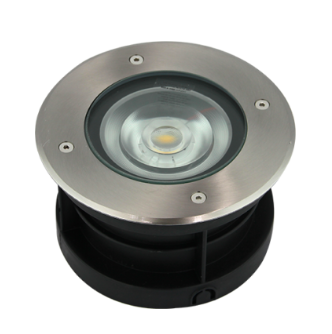 Underground Light - QTS-2803 - 15w -  3000K -  Chip Sanan - 85-265V - Face:160mm , Cut:140mm - 3years Warranty - Ip65