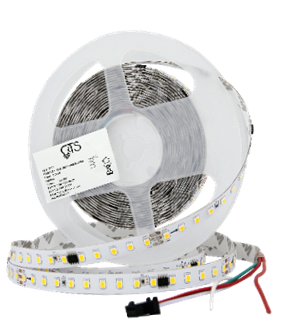 Strip Running Flowing - QTS-2835-10MM-120D - 10W/M - 50W Roll - 24V - 3000K - IP20 - 2years Warranty
