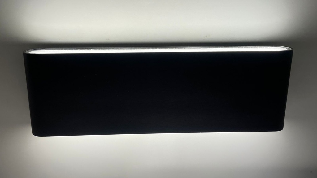 wall light - aluminum die casting 2x10w-3000-black IP54-220-240V-50/60HZ - 019-3-B