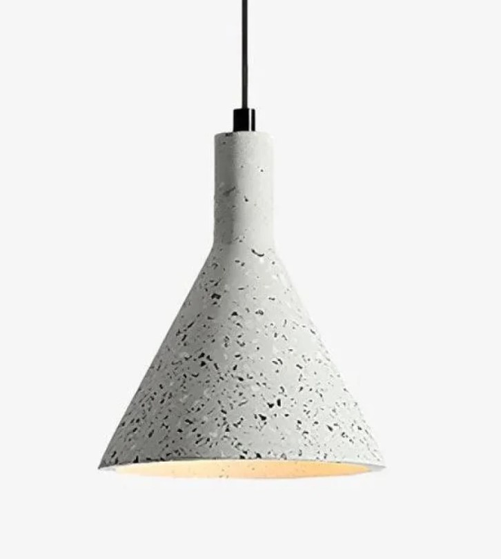 Terrazzo pendent - QTS-6062A - Color WH - Size16*16*21