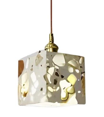 Terrazzo pendent - QTS-6027D - Size15*15*20