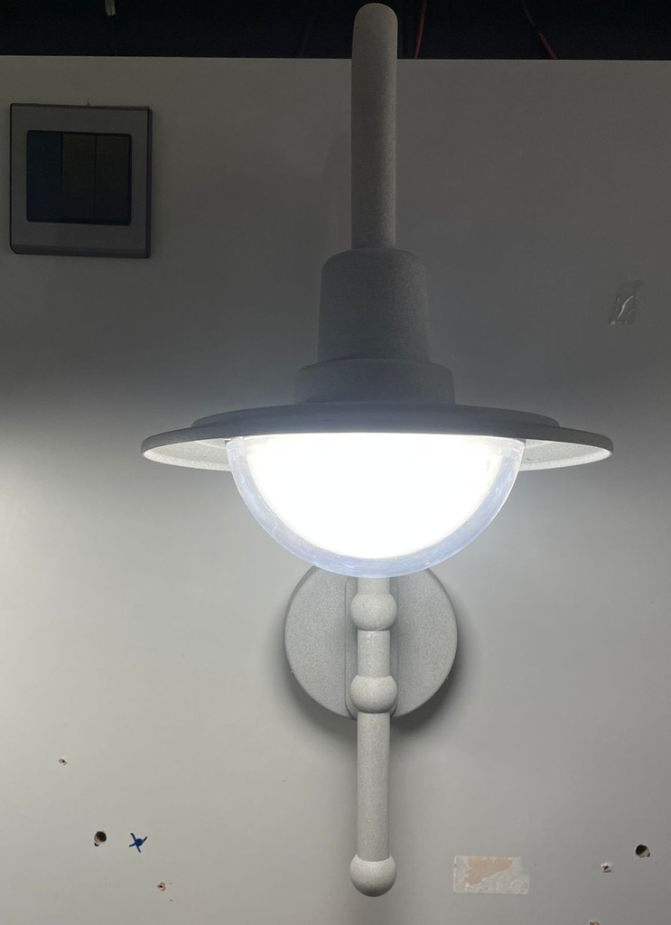  147-1-3-wall light - aluminum die casting -7w-3000-GRAY IP54-220-240V-50/60HZ
