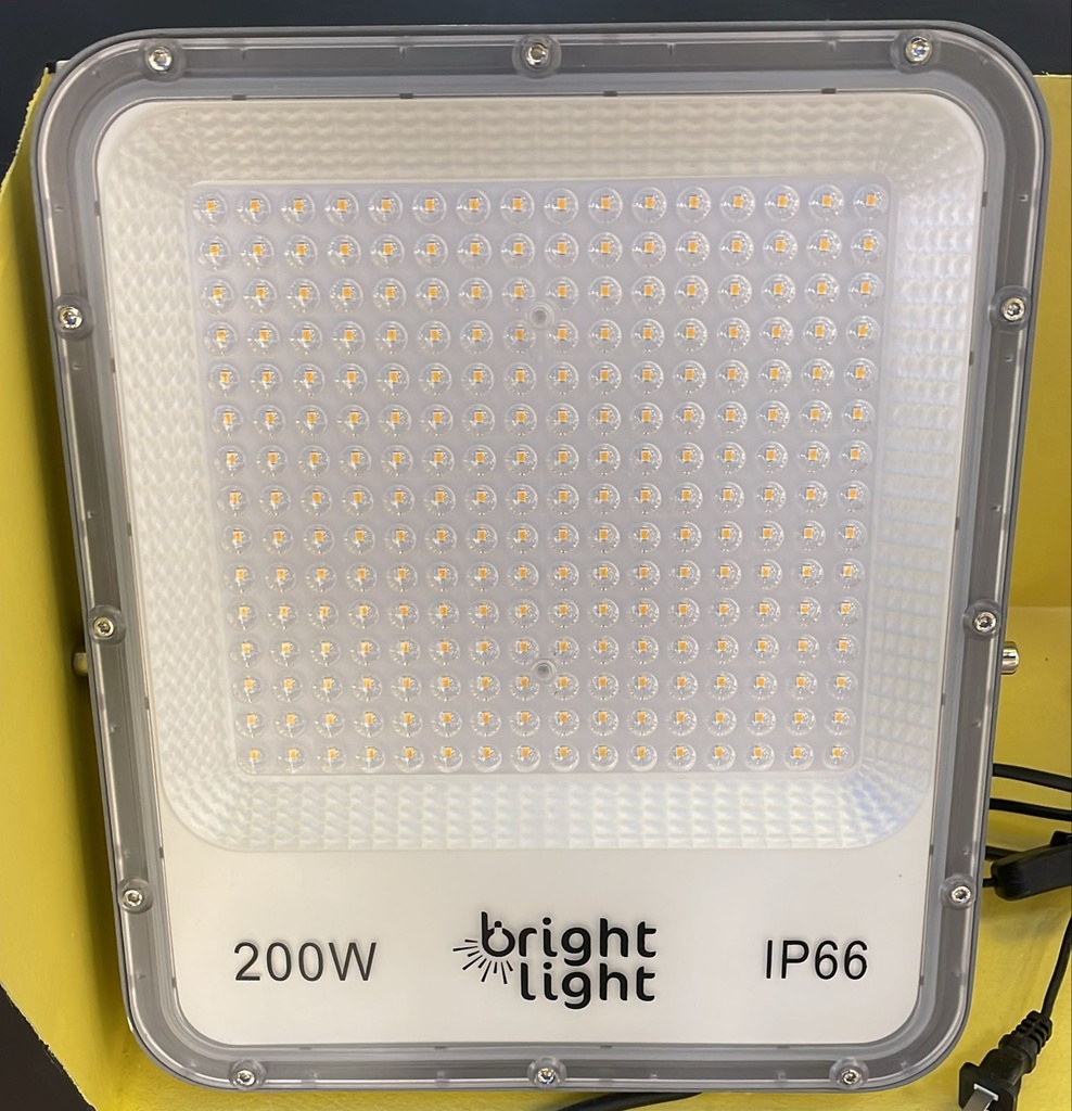 FLOOD LIGHT 200W-SMD - aluminum die casting -3000K-IP66-220-240V-50/60HZ