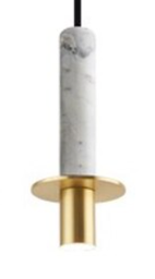 CH–GP6025Z  white  pendent cylinder ring gold
