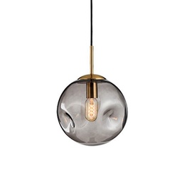 CH–D0709A pendent light grey glass D20cm E27