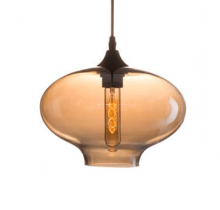 CH–D006 PENDENT AMBER GLASS