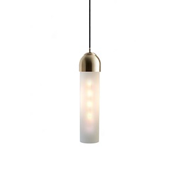 CH–D0823/1  PENDENT WHITE GLASS