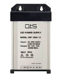 XRF–300A–12 / 12V 25A 300W IP20 QTS