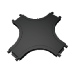 Ultra Magnetic Accessories - Connection - YE05-X - Finish colour: BK