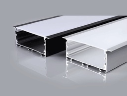 Aluminum Profile - Recessed - BG-12 - 2M - SILVER 