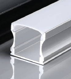 Aluminum Profile - Surface - XT-57 - 2M - SILVER 