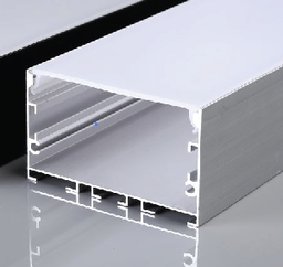 Aluminum Profile - Surface - BG-37 - 2M - SILVER 