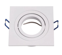 CH–1611F–1   spot light square white 9.5x9.5
