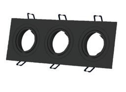 CH–1611F–3 spot triple  black