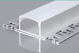 Aluminum Profile - Surface - XT-323 - 2M - SILVER 