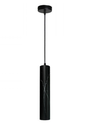 CH-GP6031G  stone black pendent cylinder      