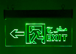 JN-103 - Left emergency exit light Time 2H power - 3w led