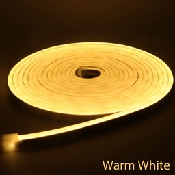 Led Neon Flex - 3000K - YH-2835-120P- 0612  - 12V - 11W - PCB width 8mm , IP65 ,Cutting size 25mm , 2 year warranty