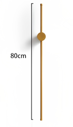 QYB2025-800 - LED 3000K - copper - Size D80*H800MM