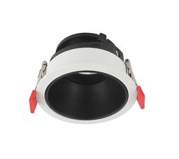Spot light - CH-2030 - WH+Matt BK - D=86 H=45 CUT=77