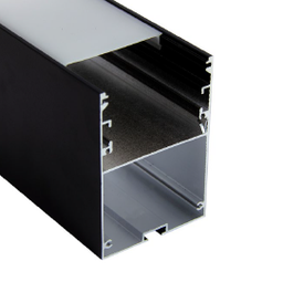 Aluminum Profile 3M  - Surface Linear - BG-18B / LU5075 - BK