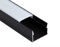 Aluminum Profile 3M - Surface  -  LU2015 - BK