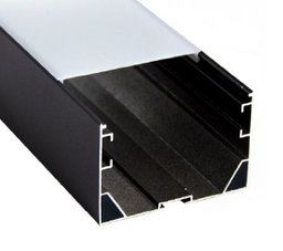 Aluminum Profile 3M - Surface  -  LU5035 - BK