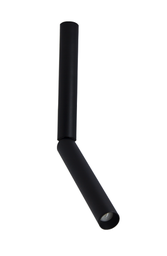 Cylinder LED - QTS-D4291C10 - BK+BK - 7W - 3000K - H 40 cm - ∅ 3 cm