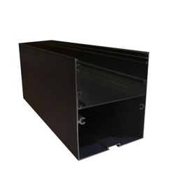 Aluminum Profile - Surface - QTS-018 - 2.4M - BK 