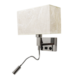 Wall Light  - QTS-B09 - E27 + 3W COB  - 3000k  - CH