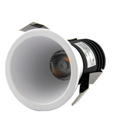 Spot Mini - QTS-C519C3 - LED 3W - WH+BK -3000K
