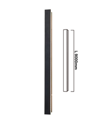 Wall Light QTS-23180-1 - 25W - 3000k - Chip:Sanan - Dimension:L900*W80*H45mm - 3years Warranty - Ip65 - 1750LM