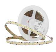 Strip - QTS-2835-10MM-240L - 18W/M - 90W Roll - 24V - 3000K - 6LED one cut - IP20 -  3years Warranty