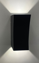 wall light - aluminum die casting 2x5w-3000K-black IP54-220-240V-50/60HZ-BR003-1-3-B